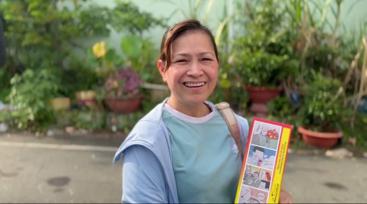 Nhận xét của người dân về bình chữa cháy dạng ném Ninja@ sau khi được CA PCCC tập huấn (P.1)